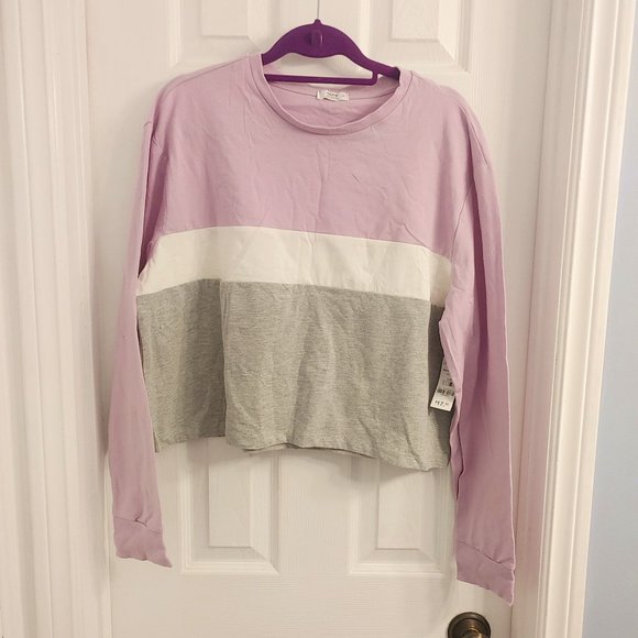 Colorblock Crop - Picture 1 of 3